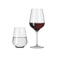 ROTWEIN- UND WASSERGLÄSER Lichtweiss Aurelie transparent 12er Set - Transparent, Glas - Ritzenhoff