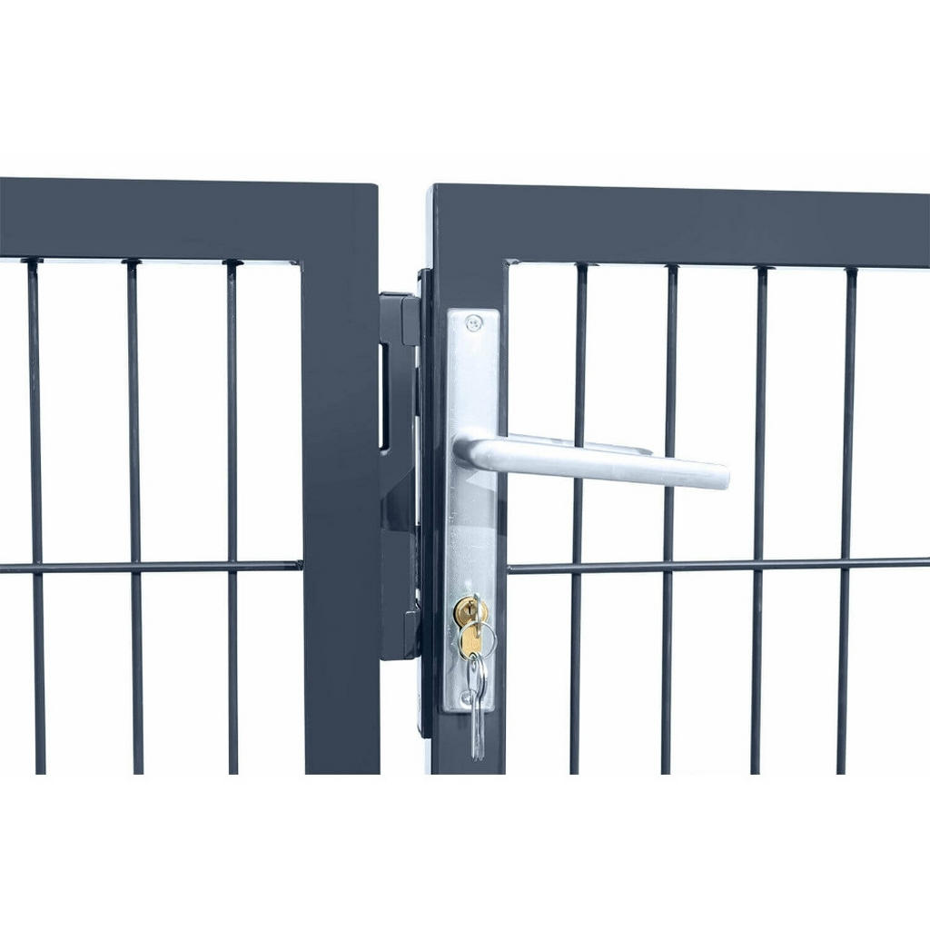 Thumbnail - Home Deluxe Gartentor, Anthrazit, Metall, 350x200 cm, Gartenzubehör