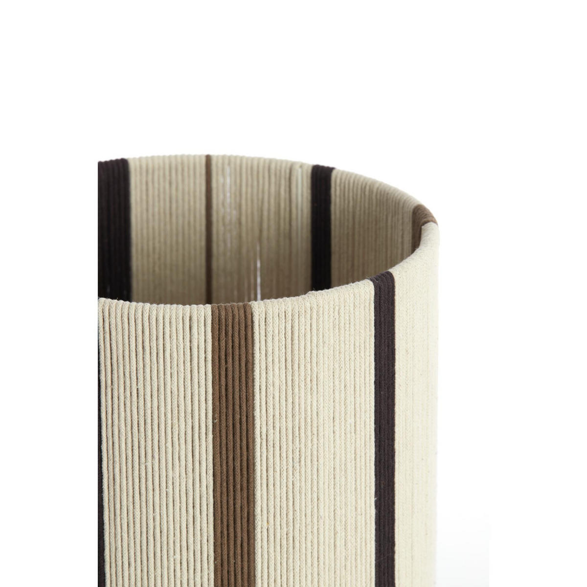 LAMPENSCHIRM Medan Weiß 25/25/36 cm - Weiß, Textil (25/25/36cm) - Light & Living