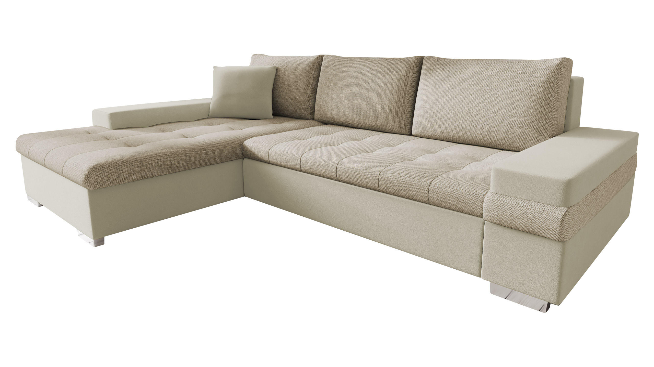 COLTAR Bangkok Mini - argintiu/crem, material textil/lemn (274/182cm) - MIRJAN24