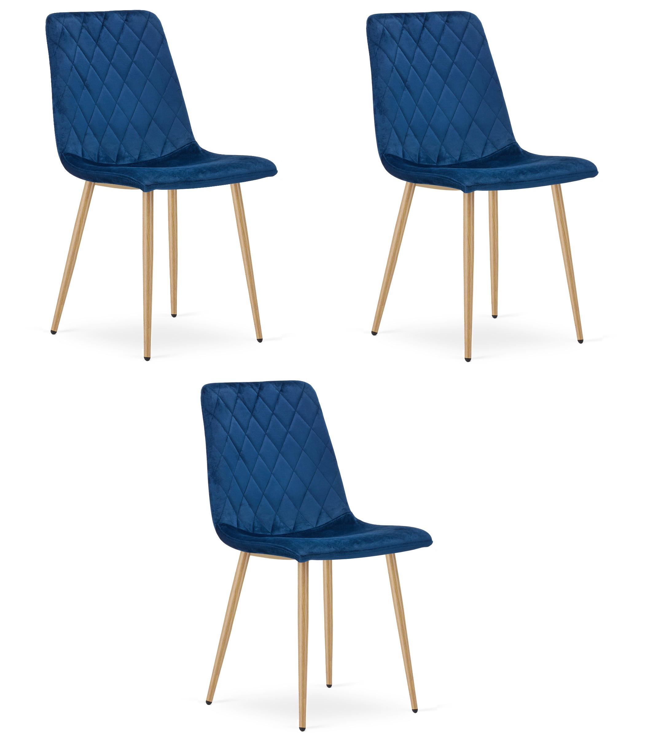 Valora Esszimmerstuhl Dunkelblau 44.5x88.5x53 cm