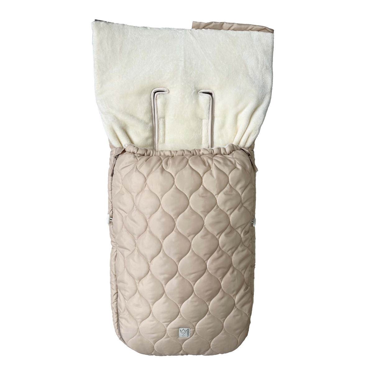 KINDERWAGEN-FUSSSACK Recy XL, sand/cream - Beige, Textil (44/7/95cm) - Kaiserbaby