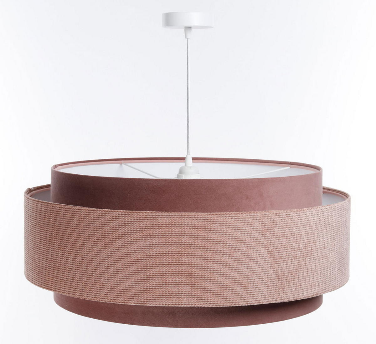 HÄNGELEUCHTE Rosa 60/25 cm - Pink, Kunststoff (60/1/25cm) - ONZENO