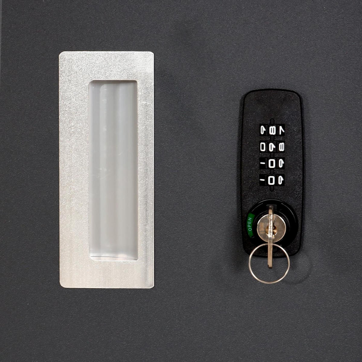 MÜLLTONNENBOX 2er 103x115x63cm erweiterbar Anthrazit - Anthrazit, Metall (115/103/63cm) - PROREGAL