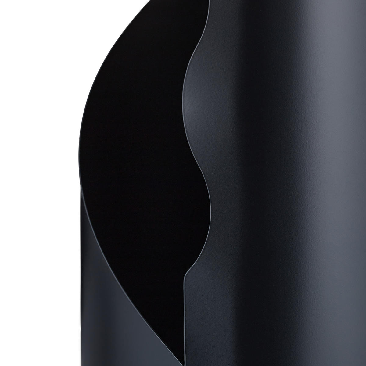 KAMINBESTECK - Schwarz, Metall (20/56.5/20cm) - Relaxdays
