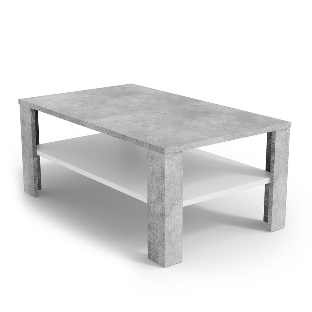 COUCHTISCH Beton 100 x 60 cm - Schieferfarben, Holzwerkstoff (60/100/42cm) - Vicco