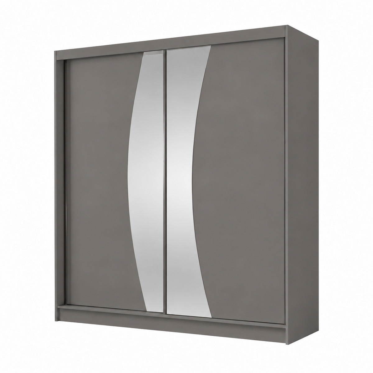 KS Home Concept Kleiderschrank Graphit 200x216x61 cm