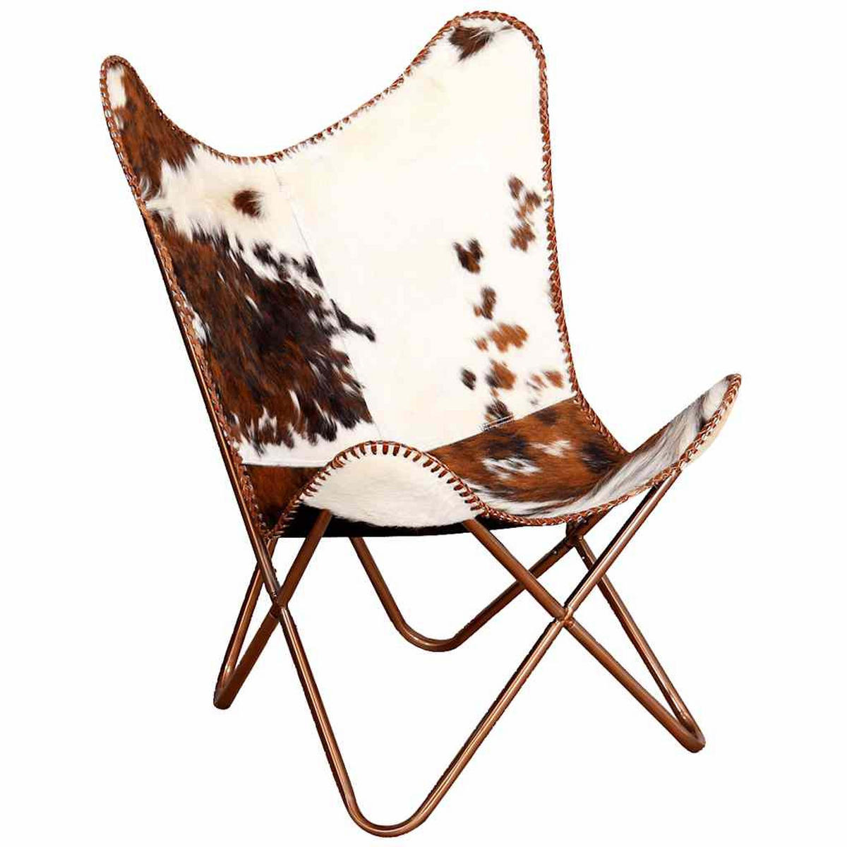 STUHL Ergonomisch Braun Ler - Braun, Leder (66/90/74cm) - vidaXL