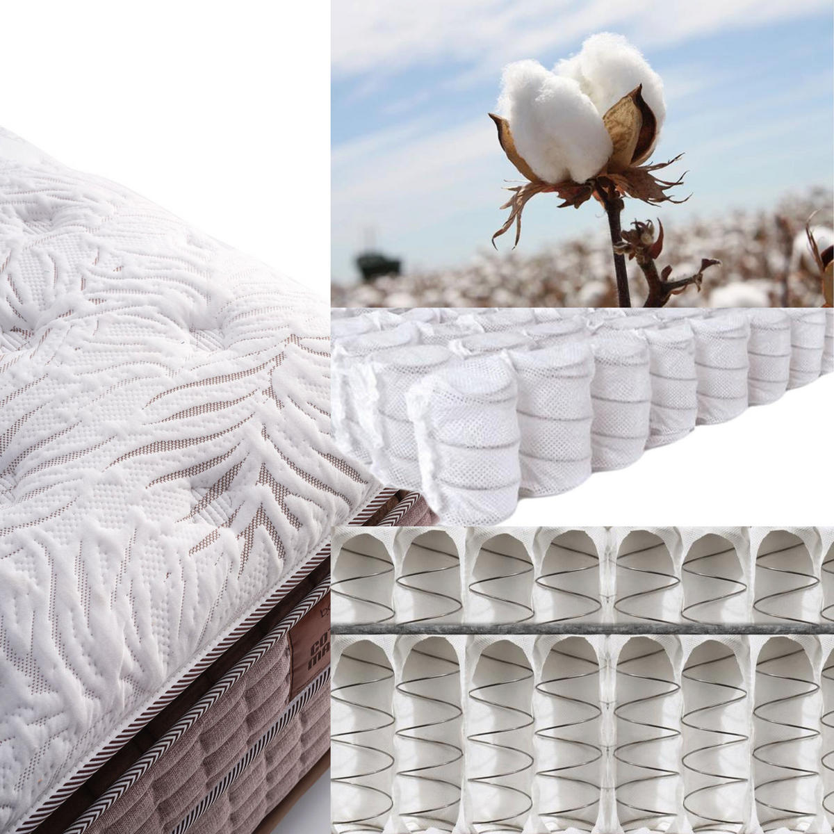 BOXBETT Cotton Master Set 180x200 - Braun, Holz/Metall (180/200cm) - Bambi