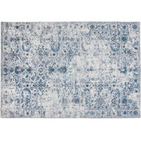 TEPPICH Vintage Design Amara,rutschfeste Unterseite,blau - Blau, Kunststoff (160/230cm) - tectake