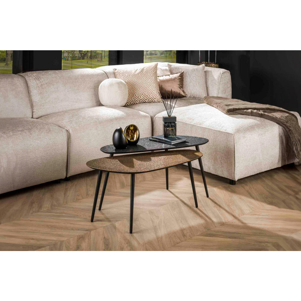 Thumbnail - Kawola Couchtisch-Set, Mehrfarbig, Metall, Organisch, 39x42x84 cm, Wohnzimmer, Wohnzimmertische, Couchtische