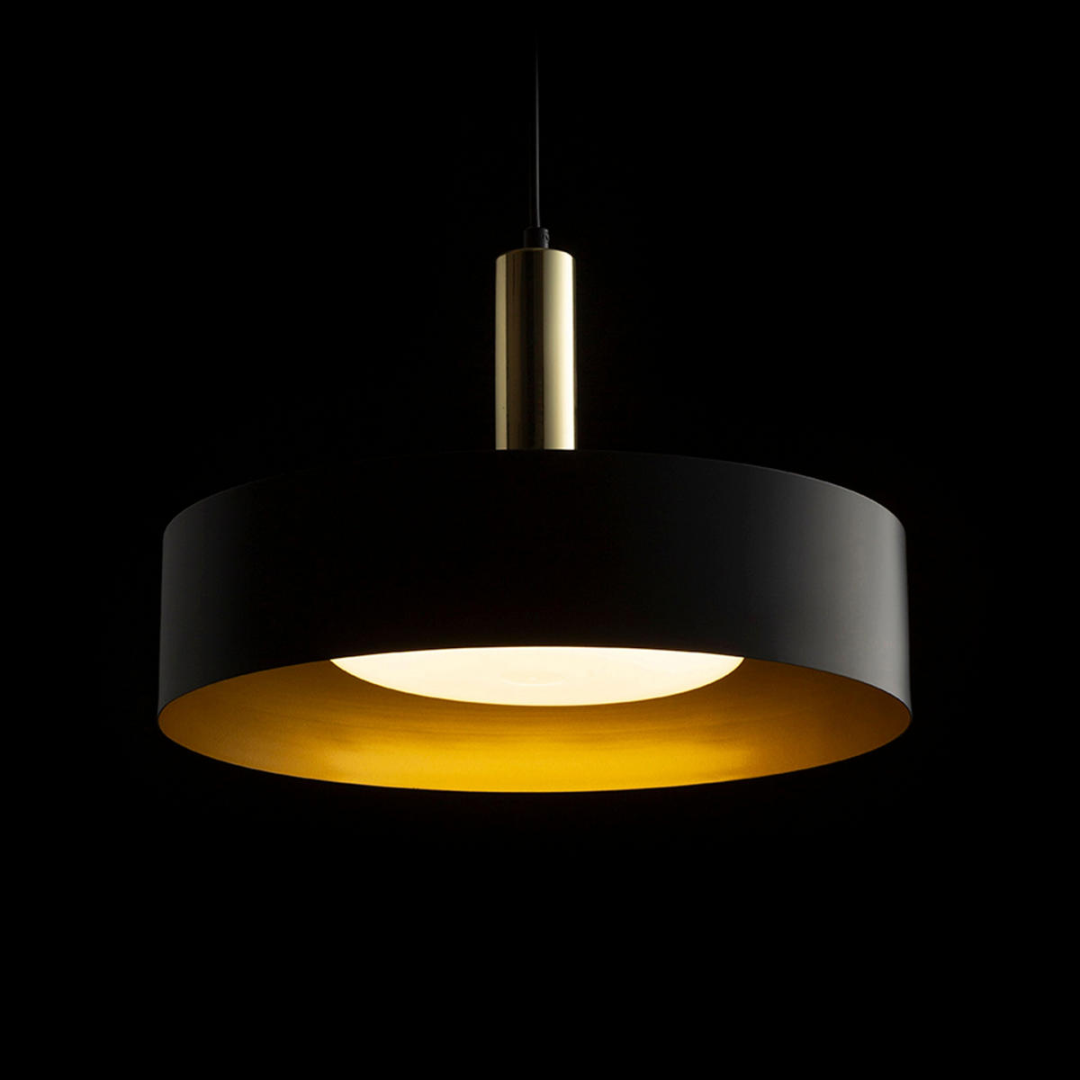 PENDELLEUCHTE GIULIA 40 Schwarz 30 W - Schwarz, Metall (30/30/120cm) - Rendl