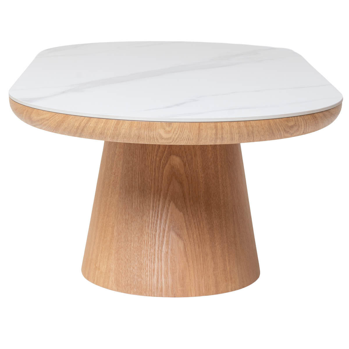 COUCHTISCH aus Keramik 120x60x38cm, natur - Braun, Holz (120/60/38cm) - Giga Meubel