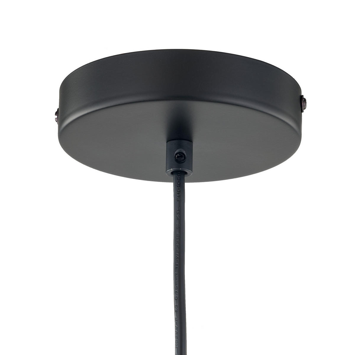 PENDELLEUCHTE - Baumwollstoff, 1-flammig - Braun, Textil (36/36/136cm) - home24