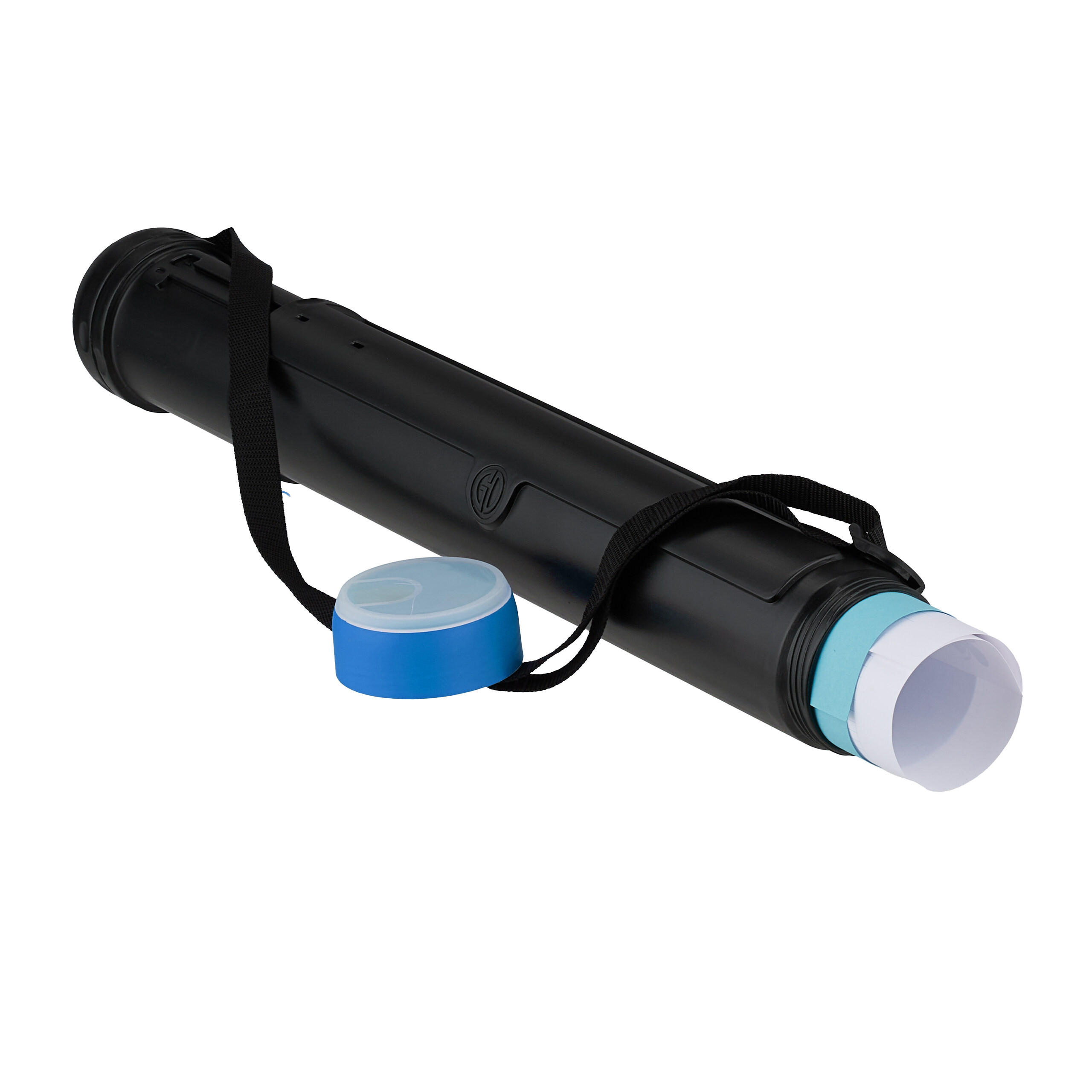 ROLE plakátu - černá, plast (8.5/108/8.5cm) - Relaxdays