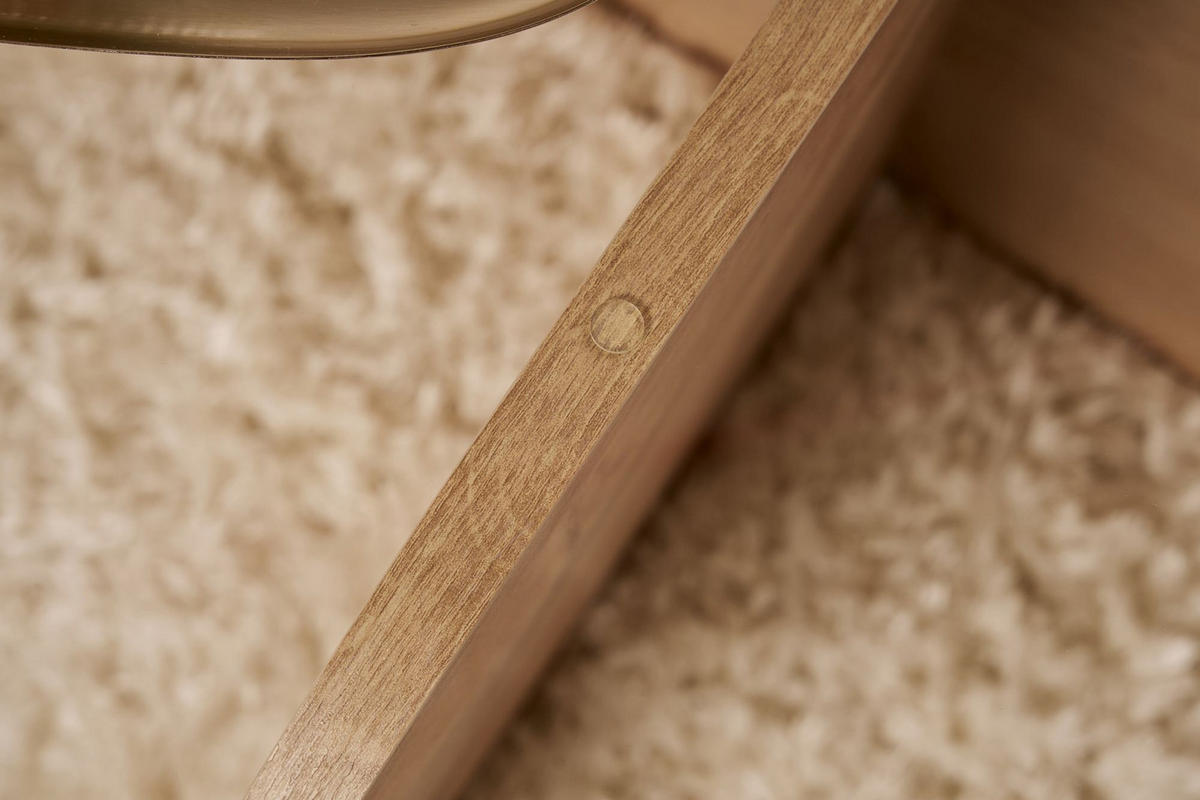 COUCHTISCH aeris hellbraun - Braun, Holz (75/75/35cm) - Habitat Garten