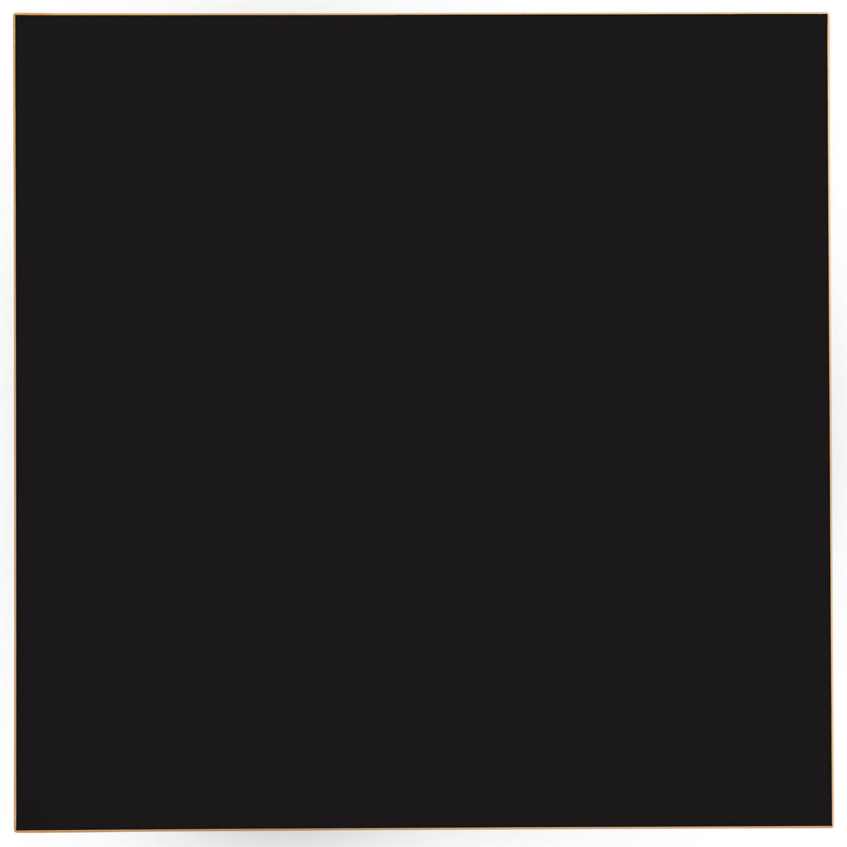 TISCHPLATTE quadratischer 60 cm, Schwarz - Schwarz, Holz (60/2.5/60cm) - Oviala