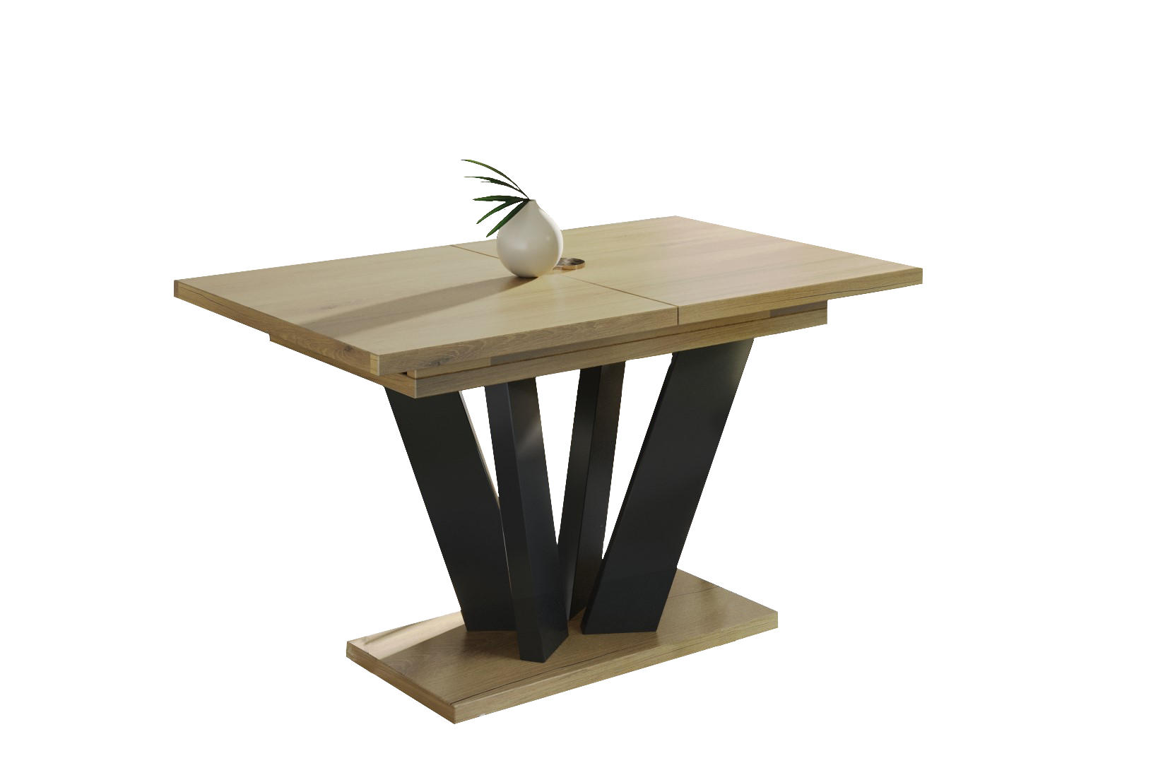ESSTISCH Alex ausziehbar - Eichefarben, Holzwerkstoff (130/80/80cm) - Endo-Moebel