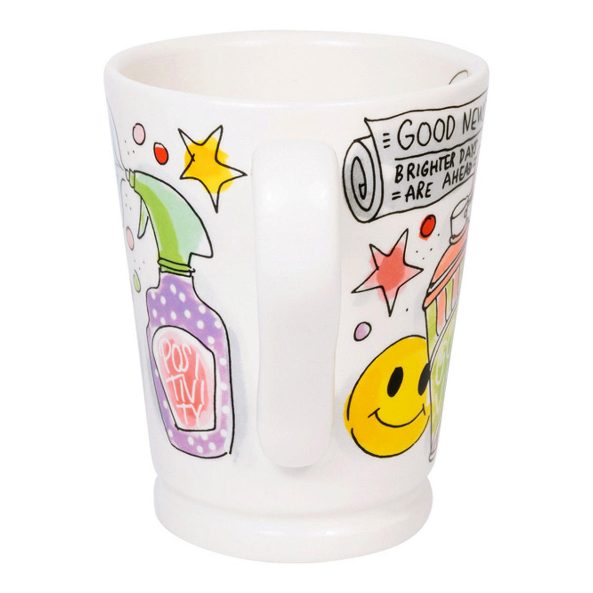 MAZAGRAN-BECHER Tasse voller Sonnenschein in Bunt - 500 ml - Multicolor, Keramik (0.5L) - Blond Amsterdam