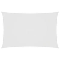 SONNENSEGEL Oxford-Gewebe Rechteckig 5/8 M Weiss - Weiß, Textil (500/800cm) - vidaXL