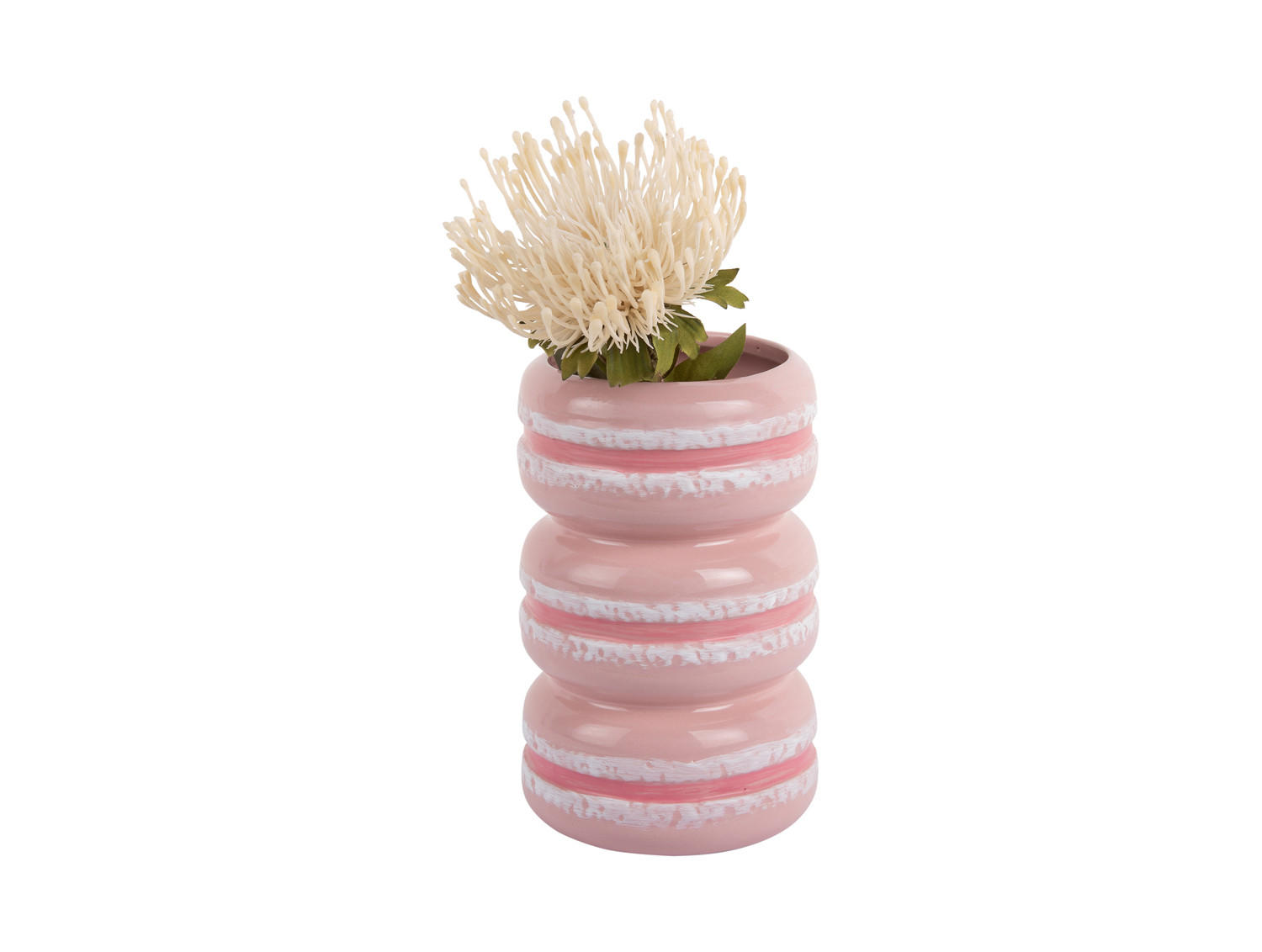 VASE Macaron 9/9/19 cm - Pink, Keramik (19cm) - Present Time
