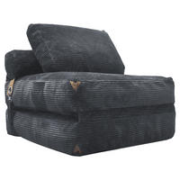 SITZSACK 87x86x40cm Leicht zu verstauen - Grau, Textil (86/33/87cm) - Raelunyi