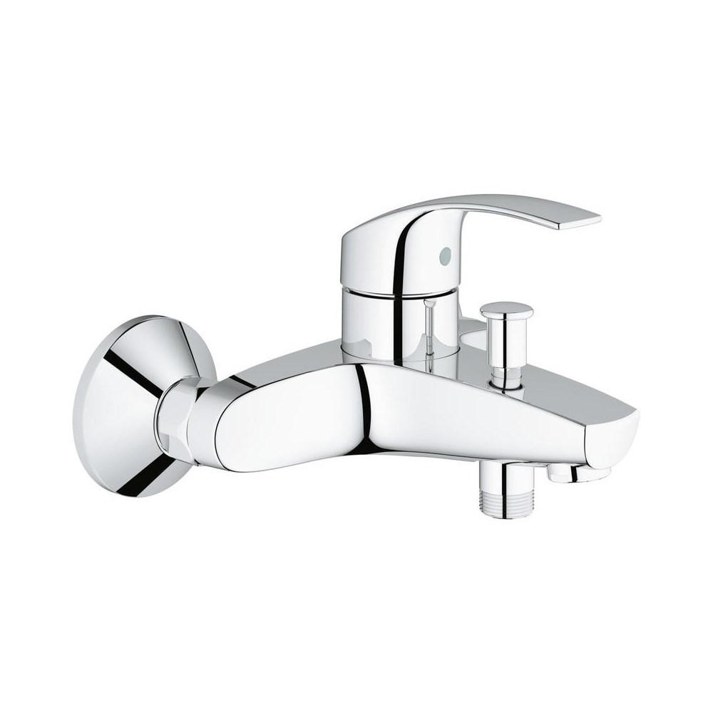 BADEWANNENARMATUREN Silber 12.6/15/8.8 cm 33300002 - Silberfarben, Metall (15/8.8/12.6cm) - Grohe