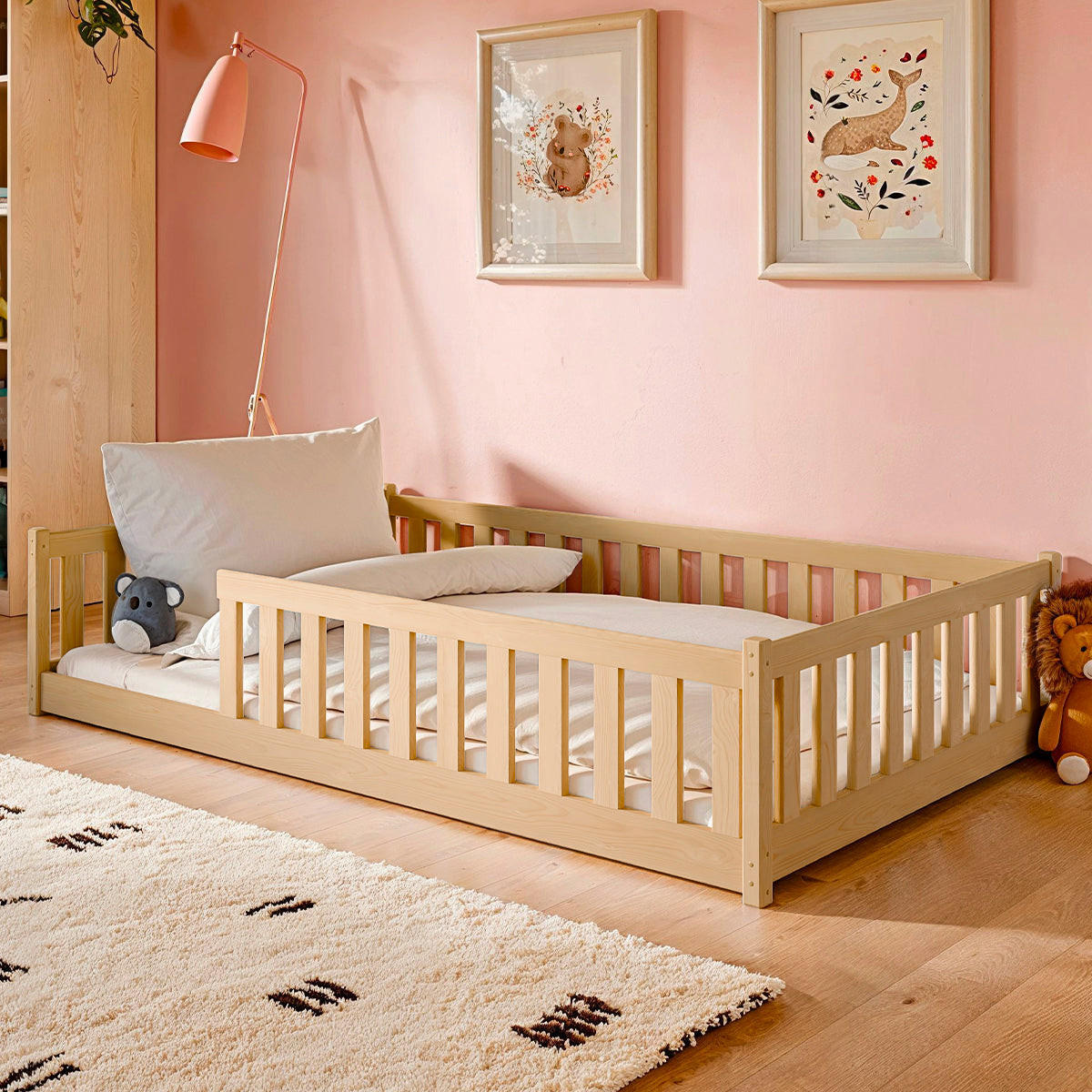 BETT 120/200 Maya Holz - Braun, Holz (120/200cm) - Petits-meubles