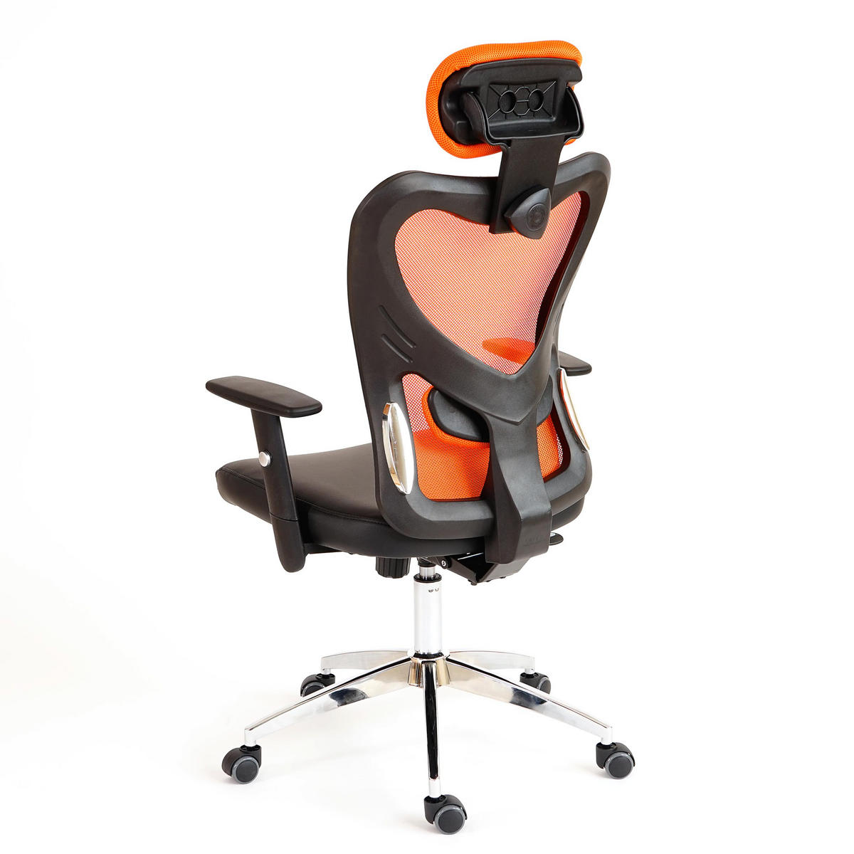 PROFI-BÜROSTUHL Orange - Orange, Textil (67/136/71cm) - MCW