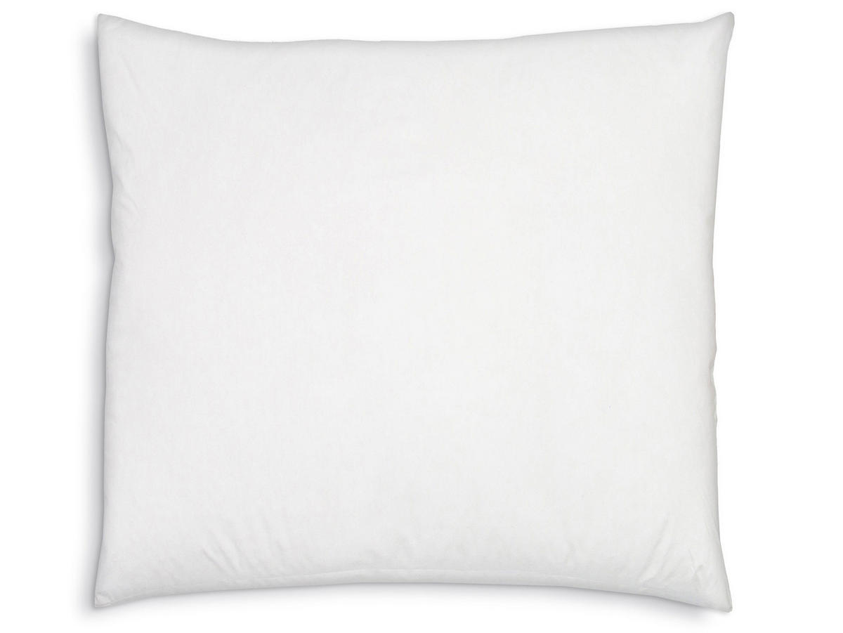 KISSEN, 80x80 cm, 100% Baumwolle - Weiß, Textil (80/80cm) - Zollner