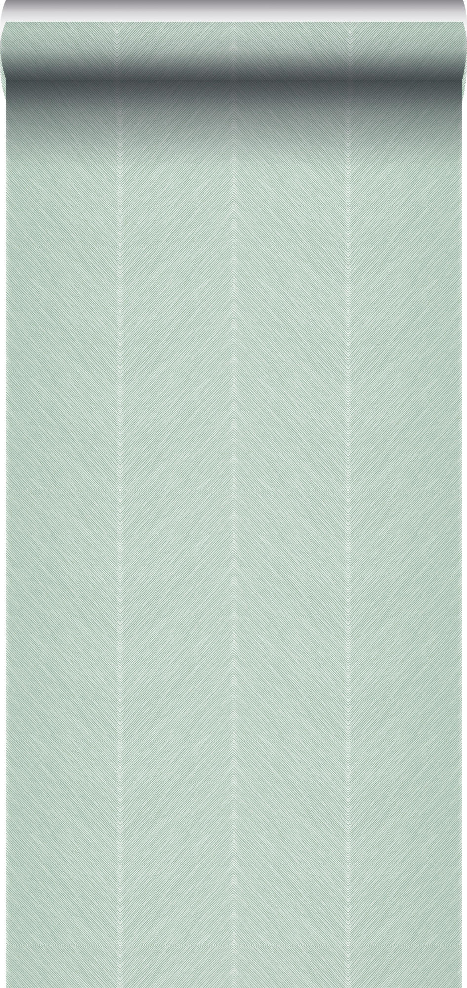 TAPETE Fischgrätmuster - Grün, Papier (53/1000cm) - Sanders & Sanders