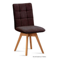 ESSZIMMERSTUHL drehbar (6er-Set) Doria 47x91x60 Eiche geölt/Espresso - Eichefarben/Dunkelbraun, Kunststoff (60/91/47cm) - 58aufmkessel