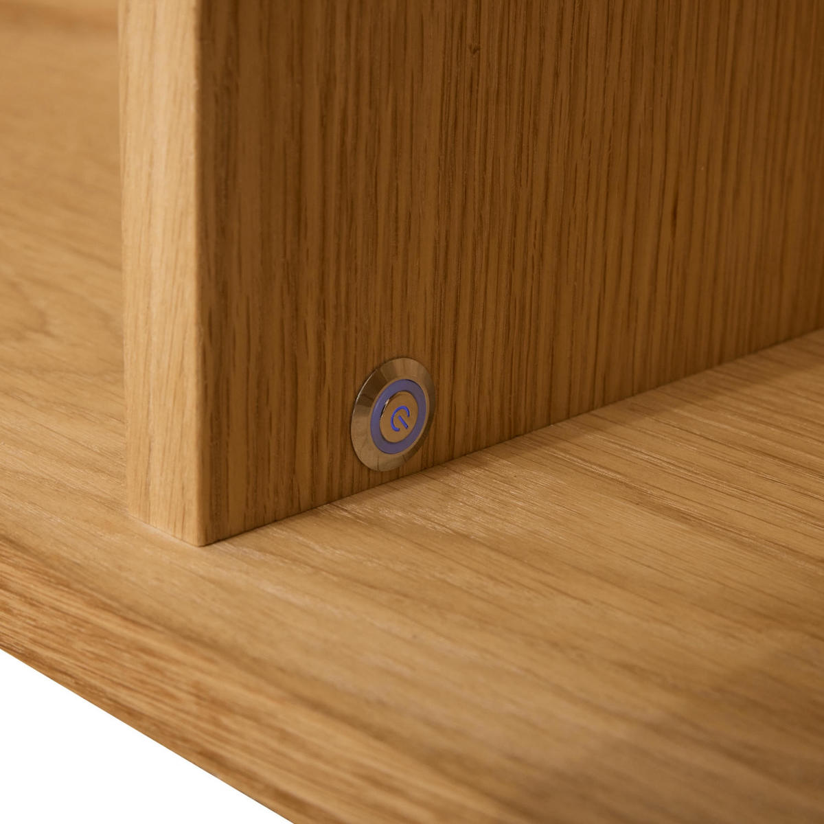 VITRINE Eiche massiv - Eichefarben/Braun, Holz/Holzwerkstoff (180/60/34cm) - Furnhouse