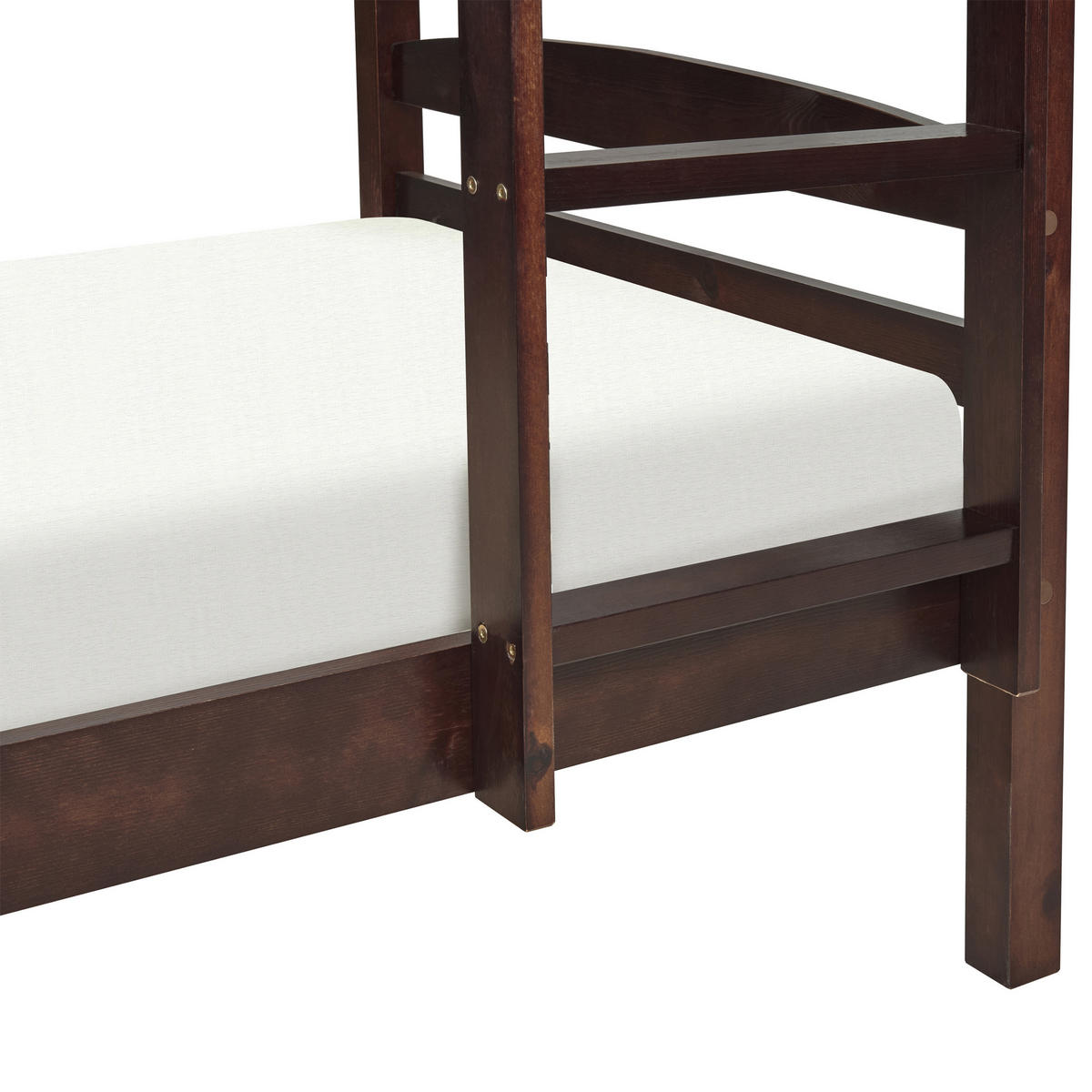 HOCHBETT 90x200 cm Dunkler Holzfarbton Regat - Dunkelbraun, Holz (90/200cm) - Beliani