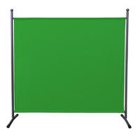 PARAVENT 1-tlg. 180x178 cm Chromakey Grün - Grün, Metall (178/180cm) - QUICK STAR