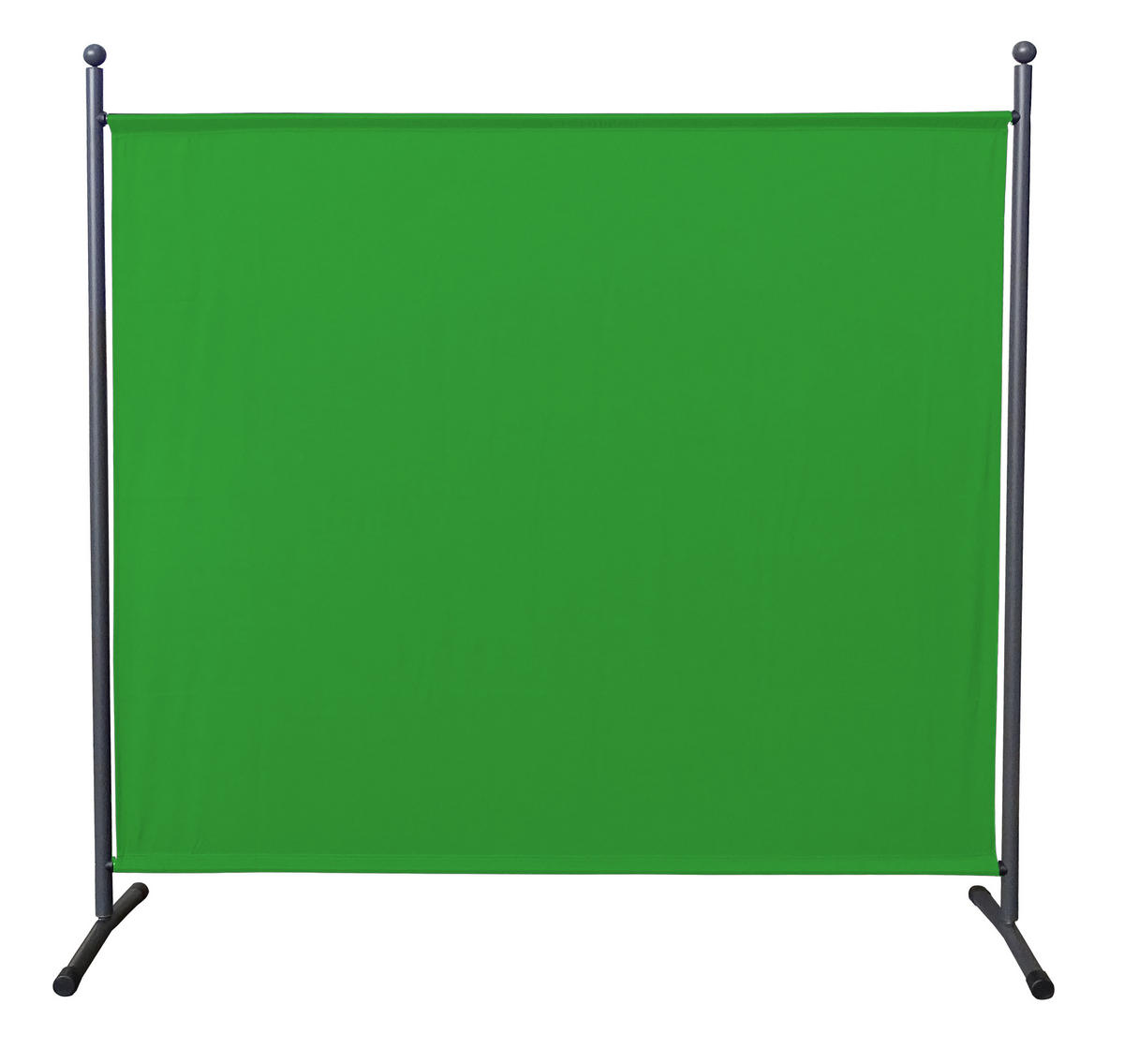 PARAVENT 1-tlg. 180x178 cm Chromakey Grün - Grün, Metall (178/180cm) - QUICK STAR