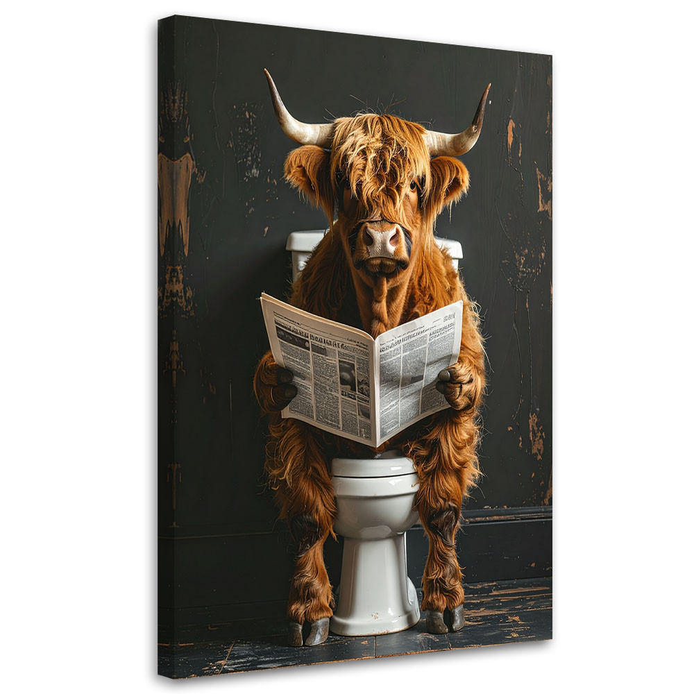 LEINWANDBILD Tiere 70x100cm - Schwarz, Textil (70/100cm) - Feeby