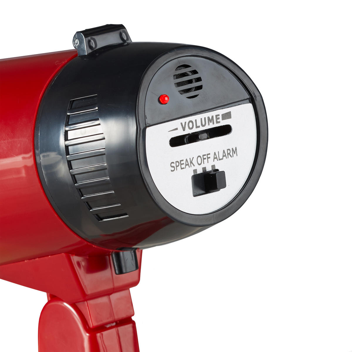 MEGAFÓN - červená, plast (13.5/21/22cm) - Relaxdays