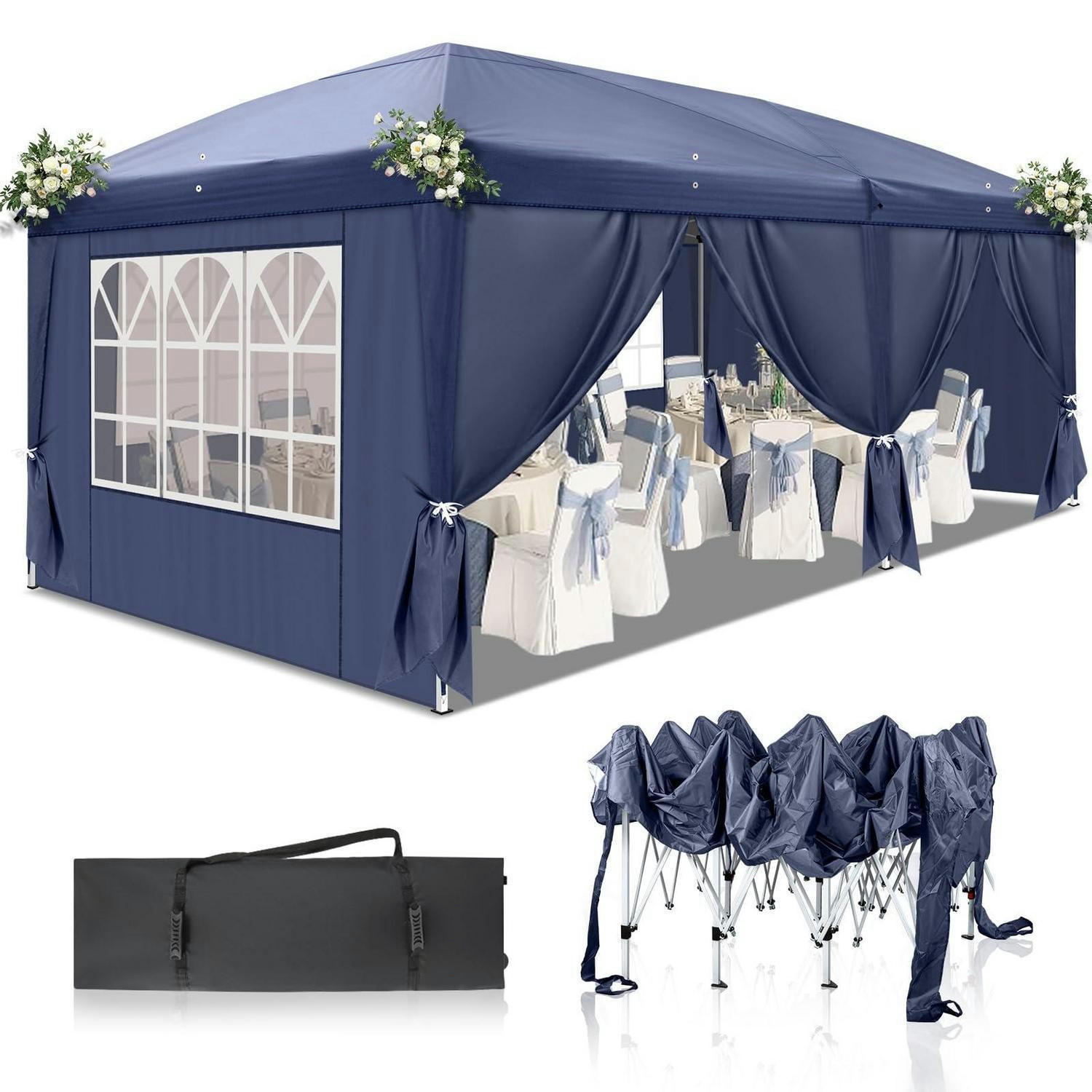 XXXLutz Faltpavillon Blau 300x259x600 cm