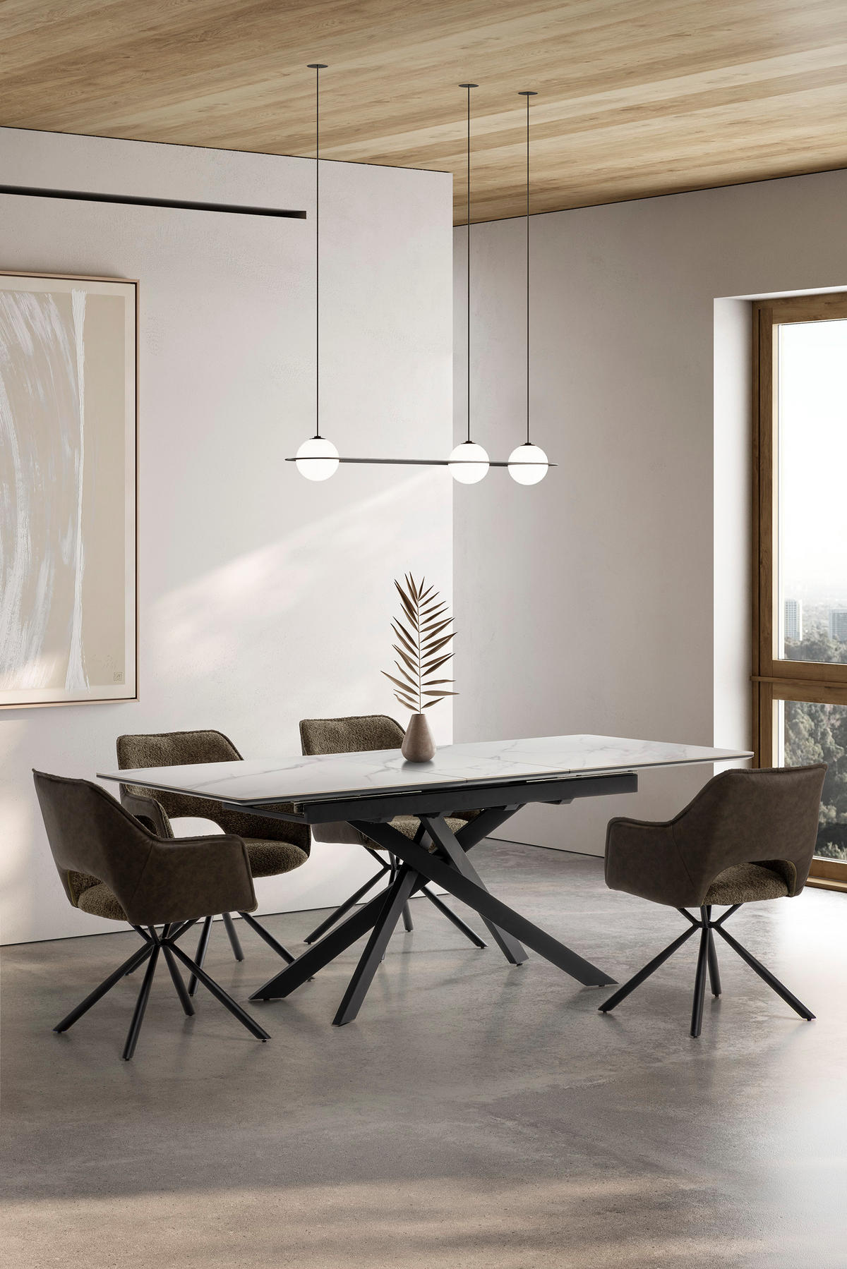 ESSTISCH Belma Weiß 160/89.5/76 cm - Weiß, Holz (160/89.5/76cm) - Drawer