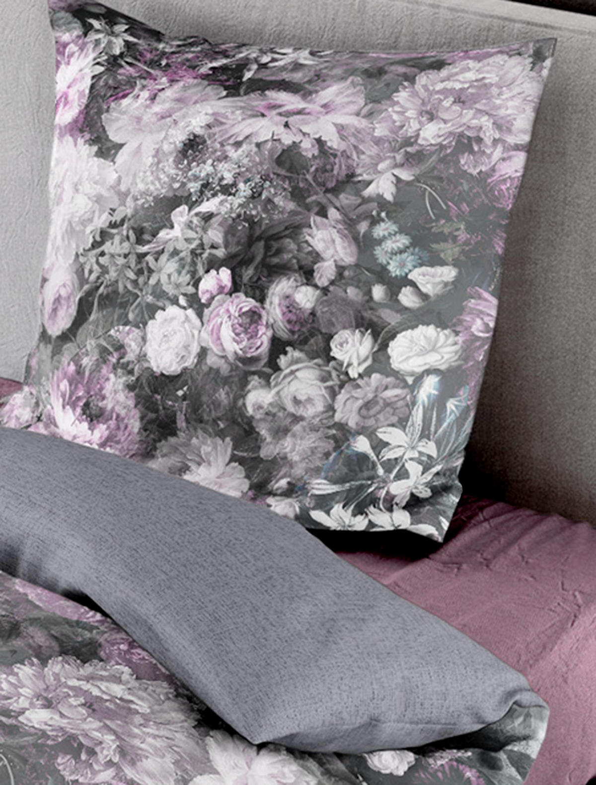 BETTWÄSCHE Mako-Satin 5176 - Weiß, Textil (155/220cm) - Bierbaum