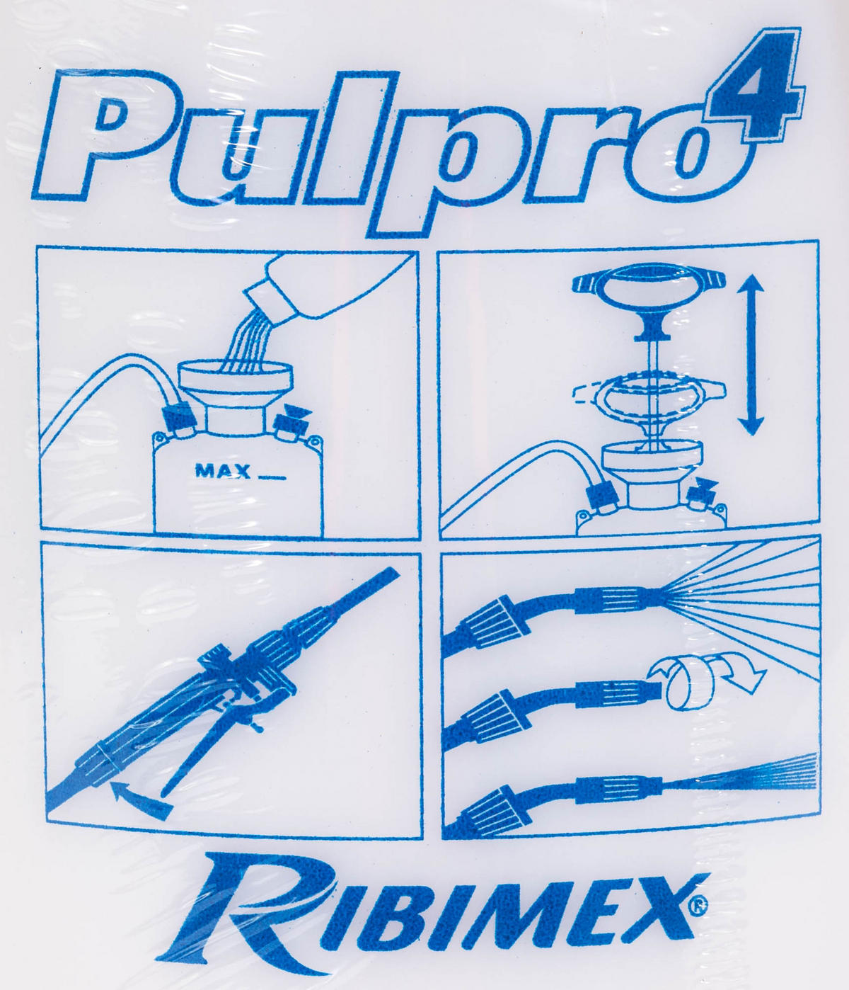 HANDSPRÜHER Pulpro Ribimex - Blau, Kunststoff (14/43/14cm)