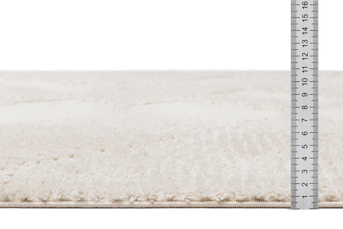 SOFT-TEPPICH Nordic Weiß 200x290 cm - Weiß, Textil (200/290cm) - Tesso Living