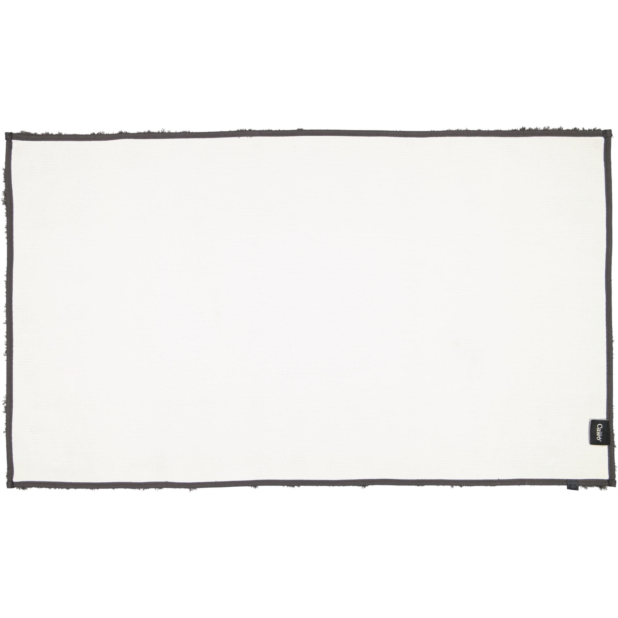 BADTEPPICHE SOLID 1009 BASALT - 740 - Grau, Textil (70/120cm) - Cawoe