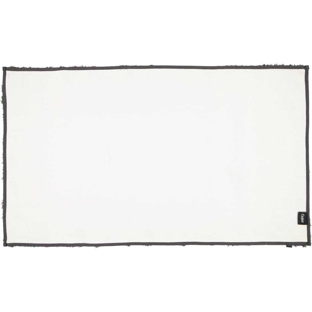 BADTEPPICHE SOLID 1009 BASALT - 740 - Grau, Textil (70/120cm) - Cawoe