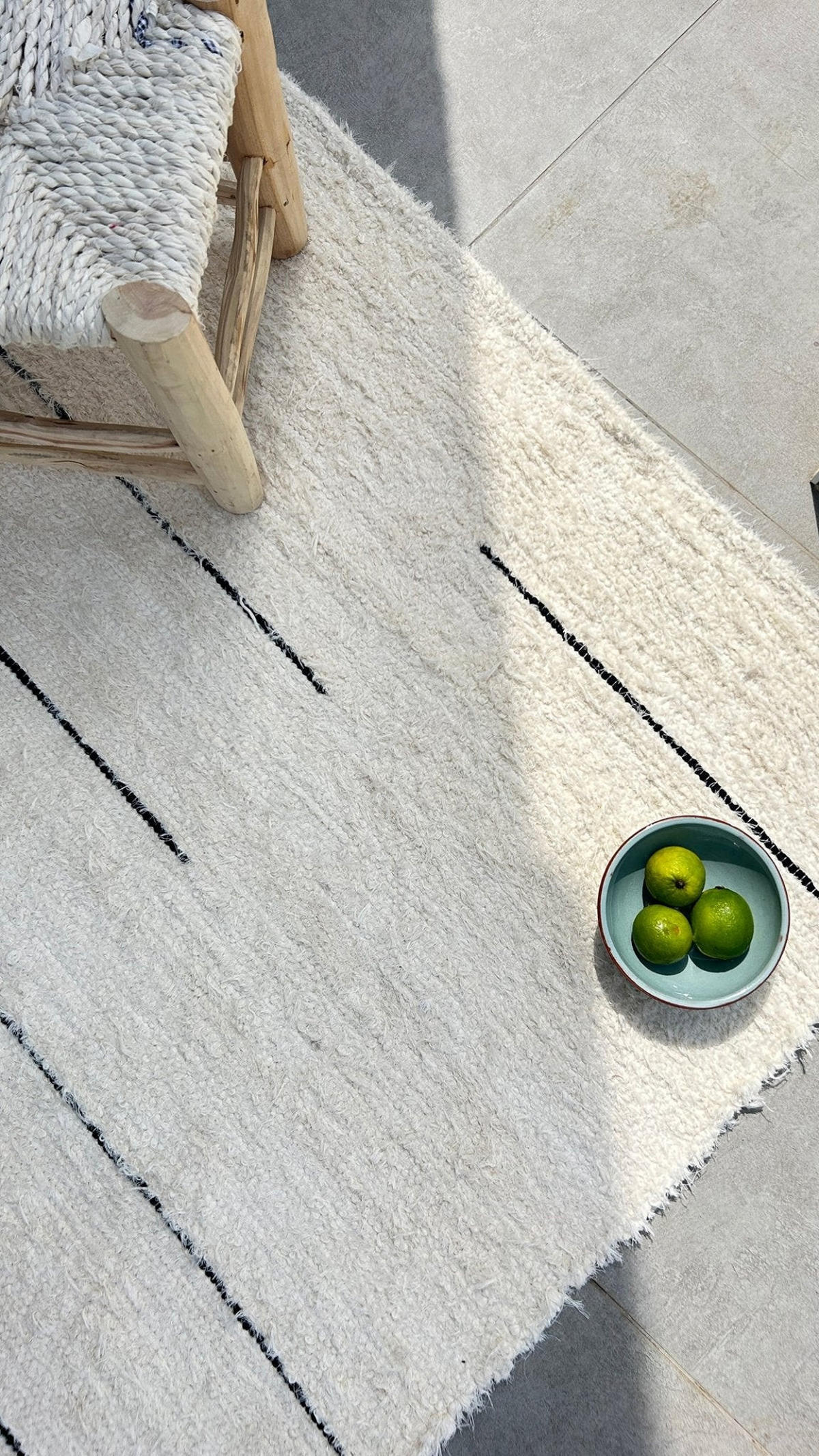 TEPPICH aus recycelter Baumwolle handgewebt beige - Beige, Naturmaterialien (120/170cm) - AFK Living