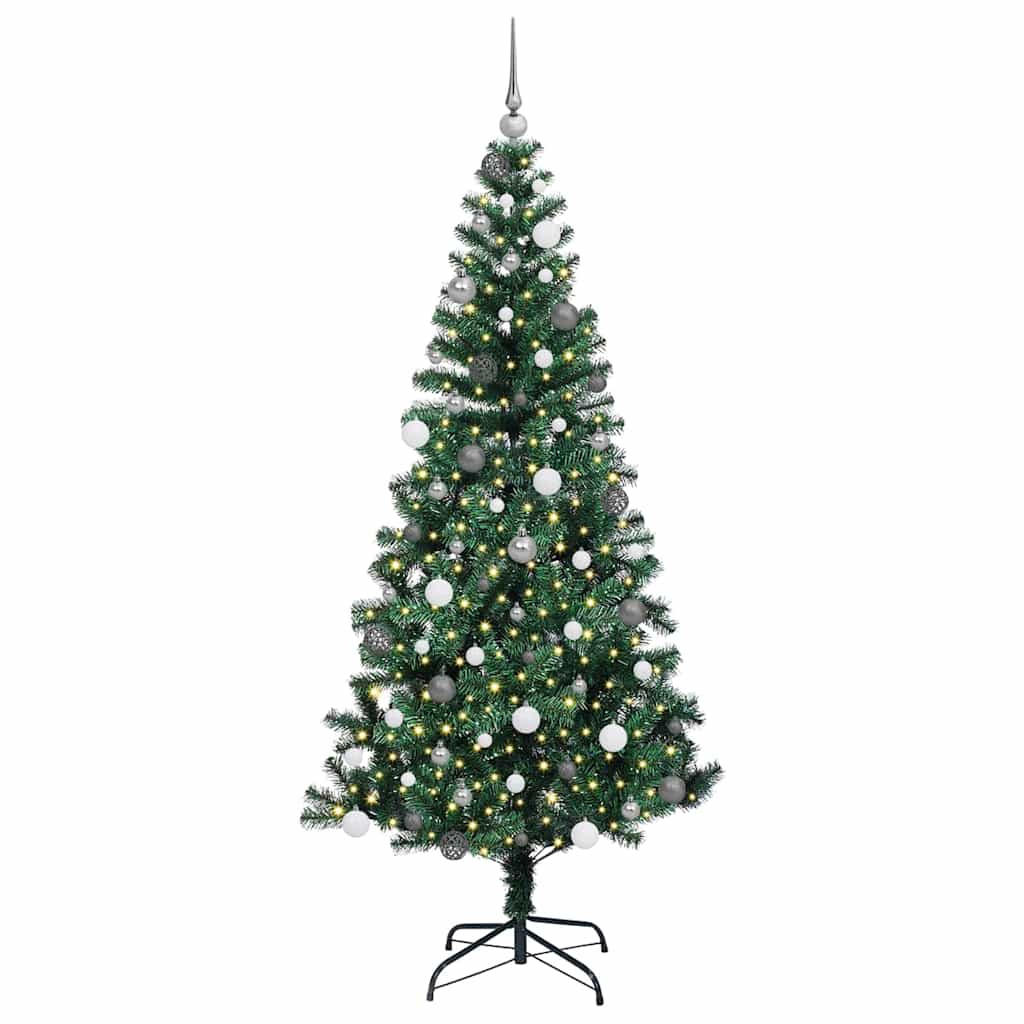 vidaXL Weihnachtsbaum Grün 210 cm