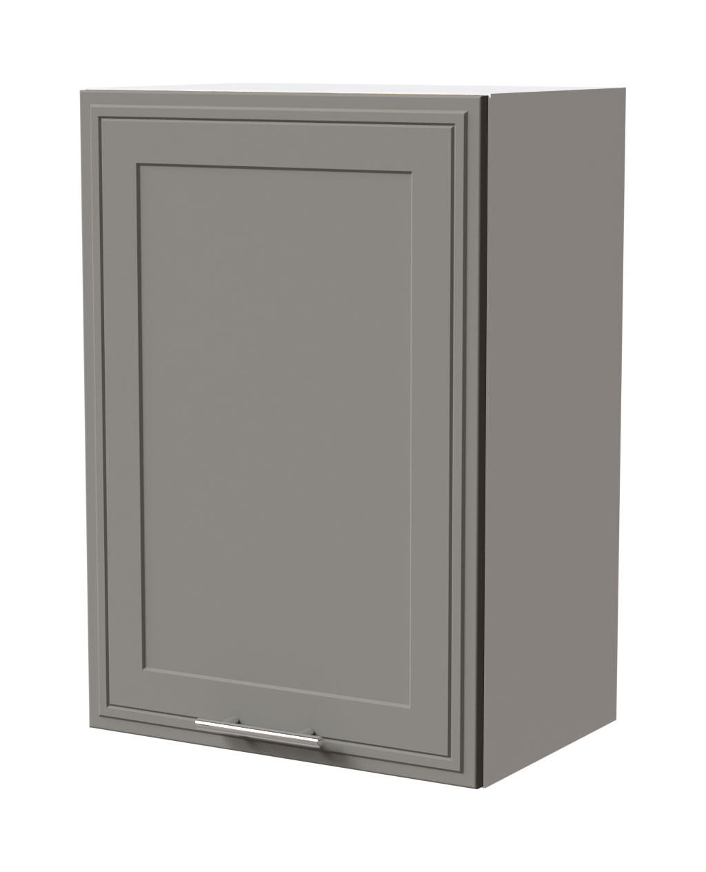 HÄNGESCHRANK Salo W2/50 Weiß / Dust Grey Matt 50 / 32,5 / 72cm - Weiß/Grau, Holz/Holzwerkstoff (50/72/32.5cm) - Feldmann-Wohnen