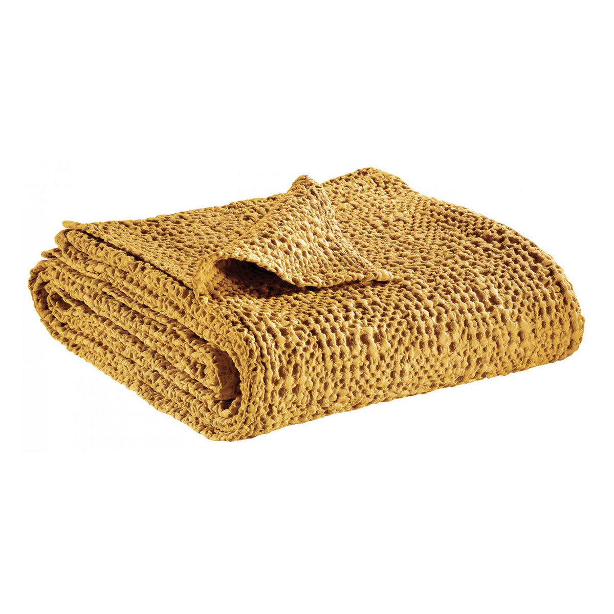 BETTÜBERWURF Tana maisgelb 240 x 260 cm - Gelb, Textil (240/260cm) - Vivaraise