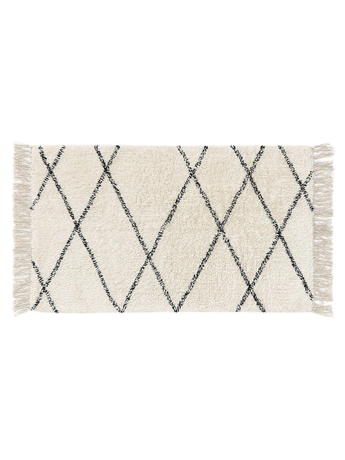 BADEMATTE Naomi Cream 60x100 cm - Creme, Textil (60/100cm) - benuta Nest